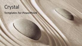  Presentation with spirituality zen meditation stone - PPT theme having wpa - zen meditation stones lines background and a  colored foreground
