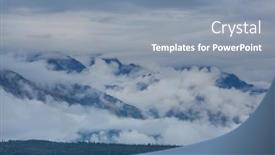  Presentation with beautiful landscapes - Amazing slide deck having wrangell-st-elias-national-park backdrop and a gray colored foreground