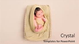  Presentation with black baby - Slide set featuring wrapped from head to toe background and a lemonade colored foreground