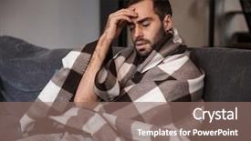  Presentation with spring photo album - Amazing presentation design having wrapped in blanket having temperature backdrop and a violet colored foreground