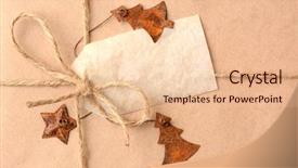  Presentation with plain - Amazing presentation theme having wrapped in plain brown paper backdrop and a lemonade colored foreground