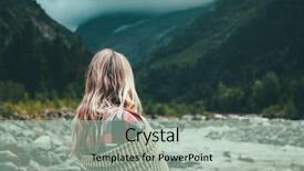  Presentation with bad weather - Audience pleasing presentation design consisting of wrapping in warm blanket outdoor backdrop and a mint green colored foreground