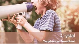  Presentation with park - Beautiful PPT layouts featuring wrath - little boy is screaming backdrop and a coral colored foreground