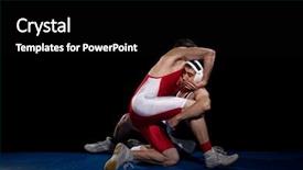  Presentation with wrestling - PPT layouts with wresling - wrestling background and a  colored foreground