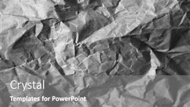  Presentation with brown paper sack - Presentation theme consisting of wrinkled-brown-paper-crushed-wrinkled background and a gray colored foreground