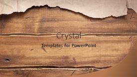  Presentation with crumpled paper various balls - Cool new PPT theme with wrinkled-or-crumpled-paper backdrop and a coral colored foreground