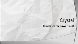  Presentation with paper - Colorful slide set enhanced with wrinkled paper background backdrop and a white colored foreground