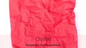  Presentation with napkin - Amazing theme having wrinkled-paper-napkin-isolated backdrop and a red colored foreground