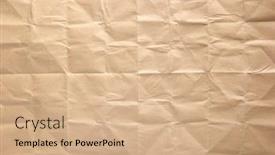  Presentation with craft - Amazing PPT layouts having wrinkled-paper-texture-as-background backdrop and a coral colored foreground