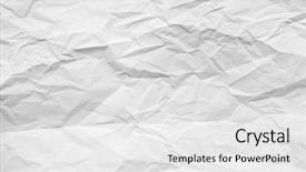  Presentation with cardboard or brown board paper - PPT theme consisting of wrinkled paper used as background background and a white colored foreground