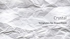  Presentation with paper - Amazing slides having wrinkled paper used as background backdrop and a white colored foreground