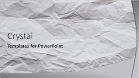  Presentation with paper - Slides featuring wrinkled-paper-used-as-background and a  colored foreground