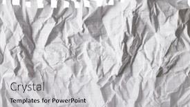  Presentation with paper - Amazing slides having wrinkled-piece-of-paper backdrop and a  colored foreground
