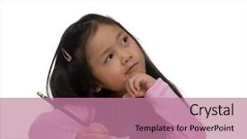  Presentation with early childhood - Amazing PPT layouts having pale pink cherry blossom against a blue sky backdrop and a light gray colored foreground