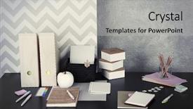  Presentation with math notebook for high school - Colorful presentation theme enhanced with write stuff - office and school set backdrop and a  colored foreground