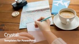  Presentation with vietnam culture popular tourist destination - Amazing theme having write stuff - vacation tourism travel destination backdrop and a coral colored foreground