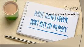  Presentation with personal development - Amazing presentation having write-things-down backdrop and a lemonade colored foreground