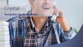  Presentation with public - PPT theme enhanced with writer-presenting-his-books background and a lemonade colored foreground