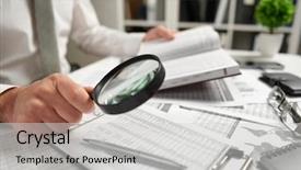  Presentation with finance - Colorful slide deck enhanced with writes reports business financial accounting backdrop and a light gray colored foreground