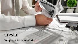  Presentation with get more from your financial reports - Audience pleasing PPT layouts consisting of writes reports business financial accounting backdrop and a light gray colored foreground