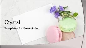  Presentation with postcard - Slide deck featuring writing a postcard background and a white colored foreground