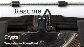  Presentation with resume - Beautiful presentation design featuring writing curriculum - word resume written with vintage backdrop and a wine colored foreground