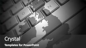  Presentation with overlaid - Colorful presentation design enhanced with writing email - closeup of laptop keyboard overlaid backdrop and a dark gray colored foreground