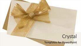  Presentation with invitation - Theme with writing envelopes - invitation card background and a lemonade colored foreground