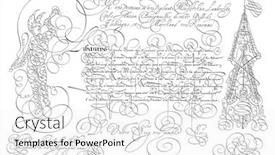  Presentation with dedication - Amazing theme having writing-example-with-eight-lines backdrop and a white colored foreground