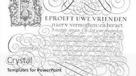  Presentation with example - Slides enhanced with writing-example-with-the-text background and a white colored foreground