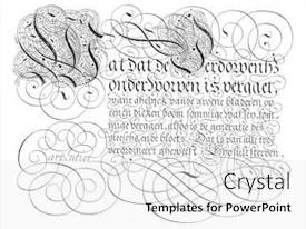 Writing Example With The Text PPT template 16 | CrystalGraphics