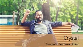  Presentation with poetry creativity concept - Presentation design with writing free - lifestyle creativity freelance inspiration background and a coral colored foreground