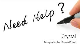  Presentation with writing - Theme featuring writing need help on white background and a white colored foreground