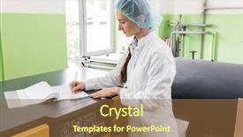  Presentation with compressor - Colorful presentation design enhanced with while standing near a compressor backdrop and a coral colored foreground