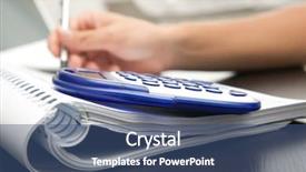  Presentation with paperwork - Audience pleasing presentation consisting of writing reports - businessman doing some paperwork backdrop and a ocean colored foreground