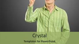  Presentation with problem solution idea concept 3d - PPT layouts with teacher presentation - idea concept man writing something background and a mint green colored foreground