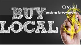  Presentation with writing - PPT layouts enhanced with writing the text buy local background and a dark gray colored foreground