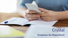  Presentation with high school diversity - Presentation featuring writing to notebook at home background and a sky blue colored foreground