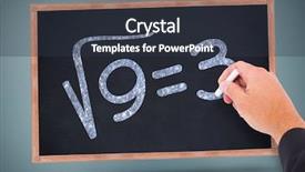  Presentation with root - Presentation design consisting of writing with chalk against square background and a tawny brown colored foreground