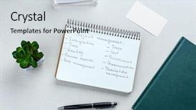  Presentation with project management - Amazing presentation design having written features of project management backdrop and a  colored foreground