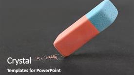  Presentation with dark - Amazing PPT layouts having writting error - eraser on dark background backdrop and a dark gray colored foreground
