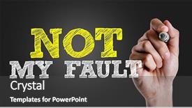  Presentation with writing - Audience pleasing theme consisting of writting error - hand writing the text not backdrop and a dark gray colored foreground