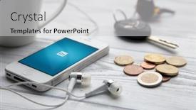  Presentation with smartphone app - Audience pleasing PPT layouts consisting of wroclaw-poland-july-31-2014 backdrop and a light gray colored foreground