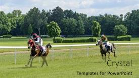  Presentation with race track - 