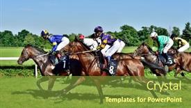  Presentation with prize - Cool new presentation design with wroclaw-poland-juni-8-horse backdrop and a tawny brown colored foreground