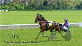  Presentation with race track - Cool new presentation with wroclaw-poland-may-8-finish backdrop and a seafoam green colored foreground