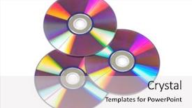  Presentation with blank whiteboard isolated on white - Presentation design having wrom up - cd dvd isolated on white background and a light gray colored foreground