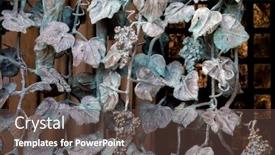  Presentation with iron appliances - Colorful slides enhanced with wrought-iron-grille-showing backdrop and a tawny brown colored foreground