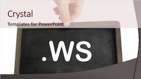  Presentation with name - Colorful PPT theme enhanced with ws - ws domain name backdrop and a lemonade colored foreground