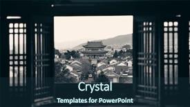  Presentation with old china - Cool new PPT layouts with wuhua house yunnan china backdrop and a  colored foreground